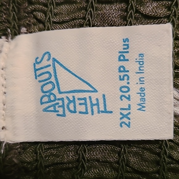 THEREABOUTS GIRLS PLUS GREEN & WHITE FLORAL SMOCKING DRESS SIZE 2XL 20.5P PLUS - Picture 11 of 16